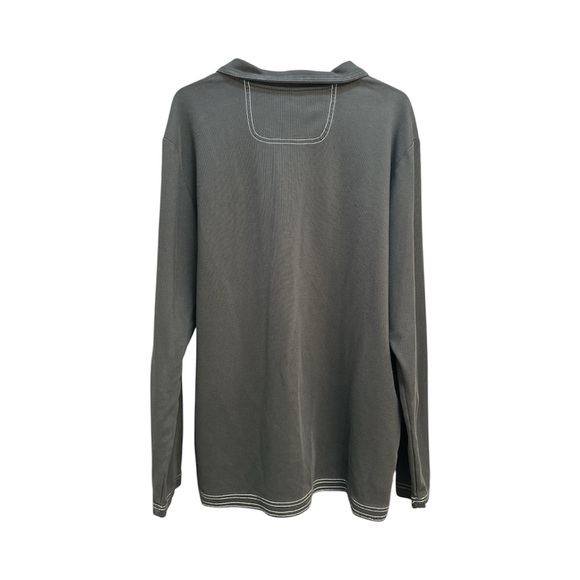 Tommy Bahama IslandZone Black Quarter Zip Pullover Supima Cotton XL Longsleeve - Picture 2 of 15